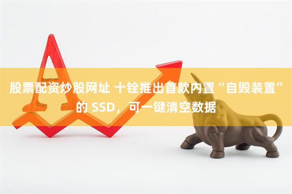 股票配资炒股网址 十铨推出首款内置“自毁装置”的 SSD，可一键清空数据