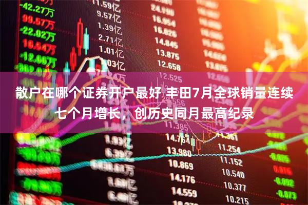 散户在哪个证券开户最好 丰田7月全球销量连续七个月增长，创历史同月最高纪录
